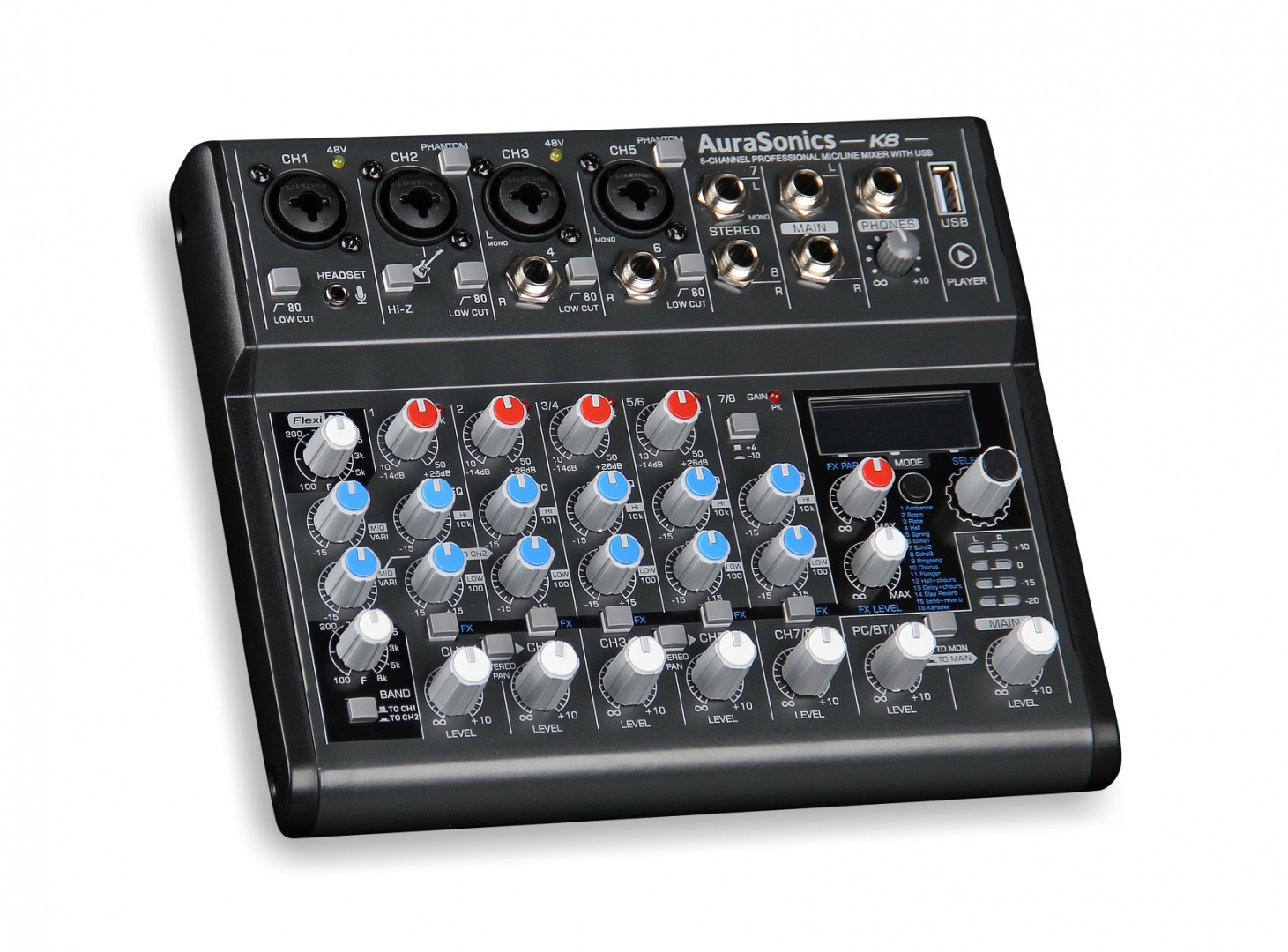 AuraSonics K8 компактный микшерный пульт в Владимире