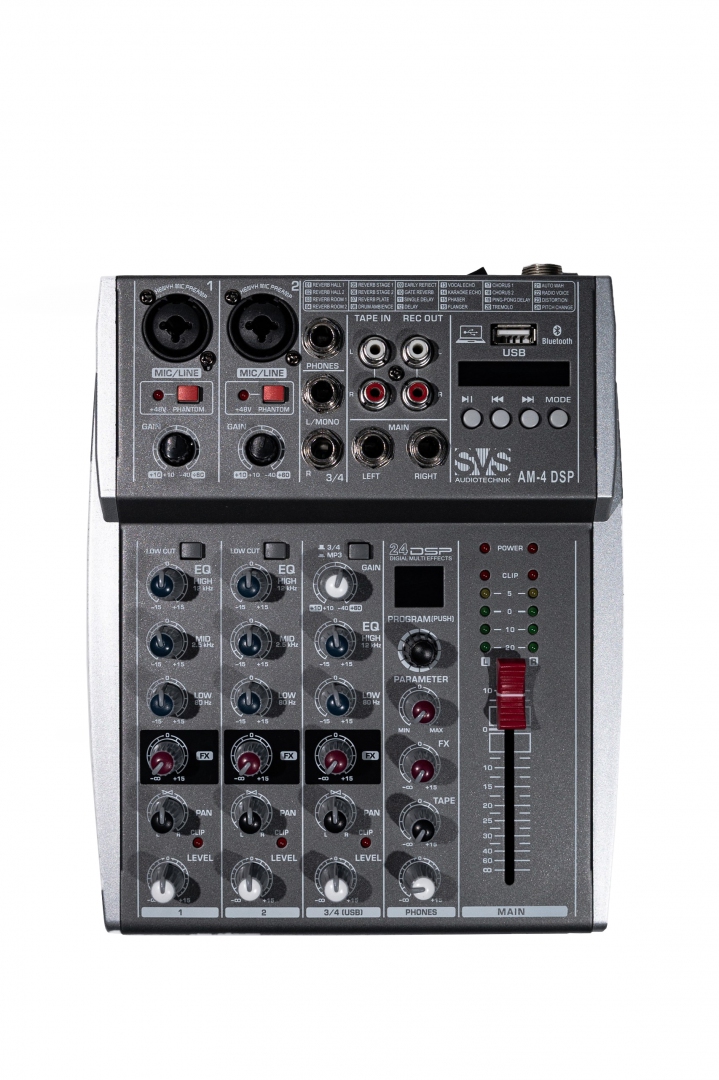 SVS Audiotechnik mixers AM-4 DSP Аналоговый микшерный пульт, 4-канала в Владимире