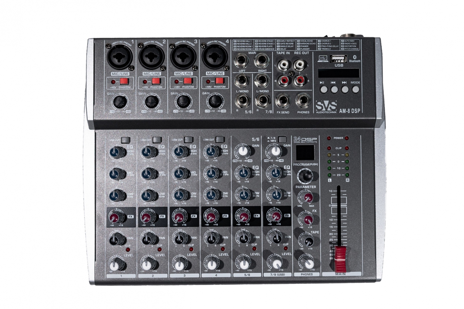SVS Audiotechnik mixers AM-8 DSP Микшерный пульт аналоговый, 8-канальный в Владимире